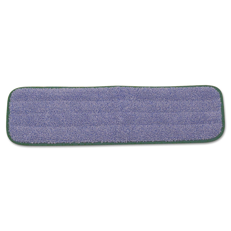 Rubbermaid Microfiber Wet Mopping Pad, 18.5" x 5.5" x 0.5", Green, 12/Carton