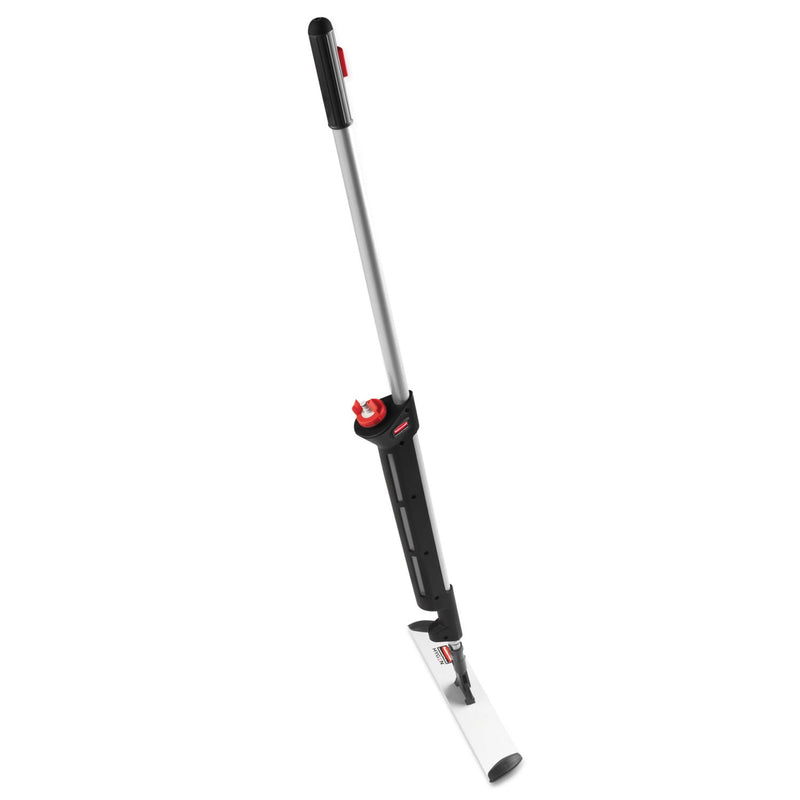 Rubbermaid Pulse Microfiber Spray Mop System, 17" Wide Microfiber Head, 52" Black Plastic Handle
