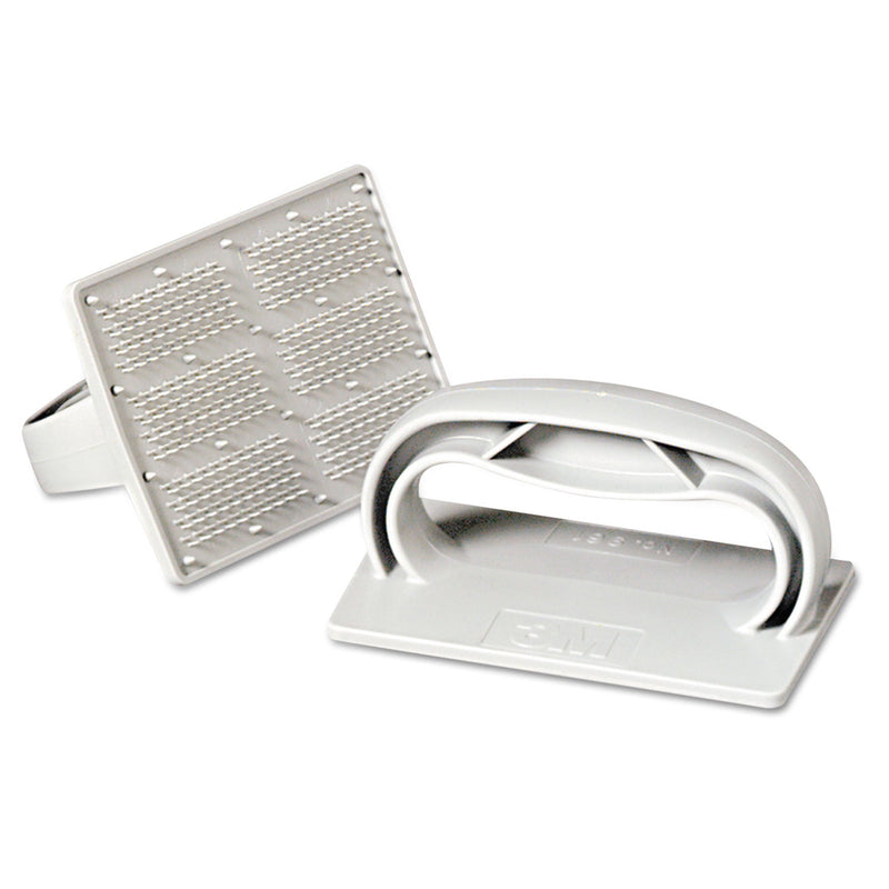 3M Twist-Lok Pad Holder, 3.5 x 4.75 x 2.5, Light Gray, 10/Carton