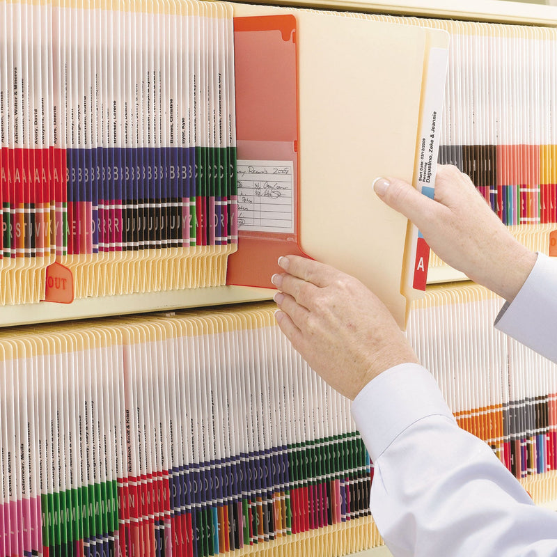 Smead 100% Recycled Manila End Tab Folders, Straight Tabs, Letter Size, 0.75" Expansion, Manila, 100/Box