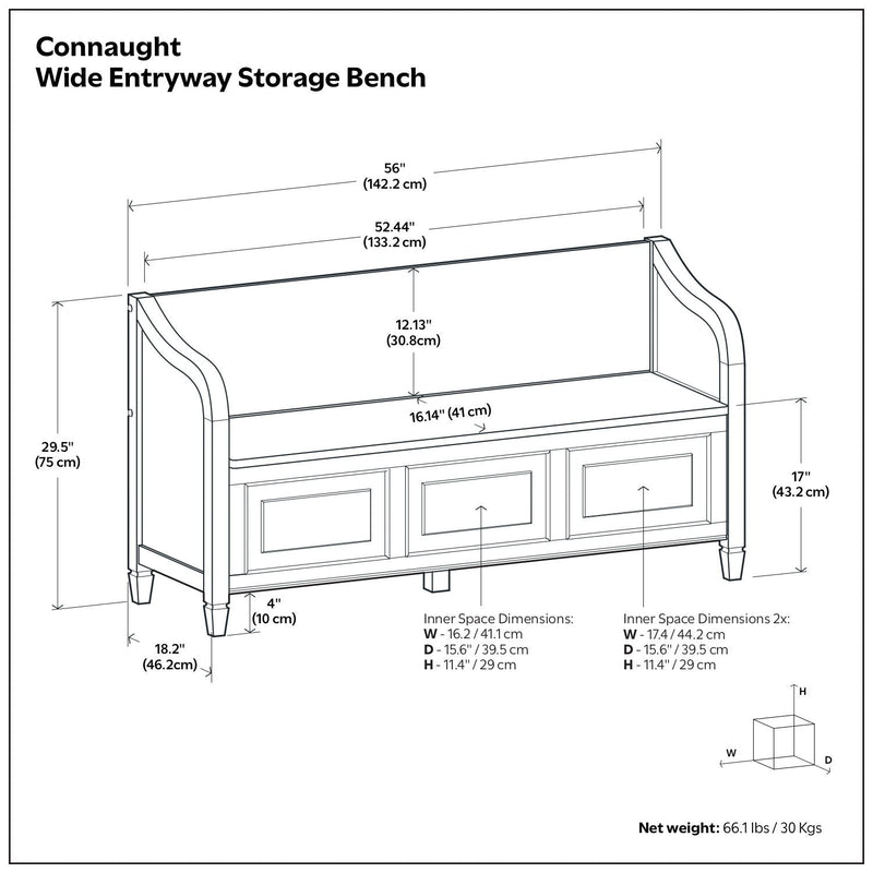 Connaught - Storage Bench