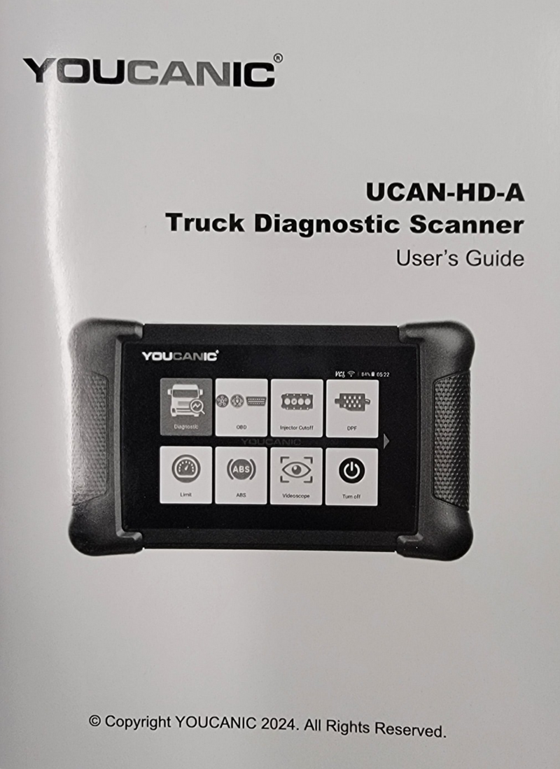 YOUCANIC UCAN-HD-A Heavy-Duty Diesel Truck Scanner – Full-System