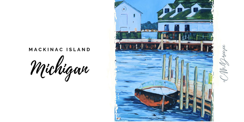 Drinkware - Boat Stories Mackinac Island.