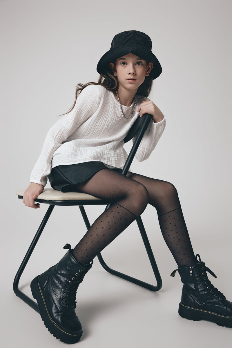 Conte Tights for girls Milana 20 Den - Knee-Highs Imitation