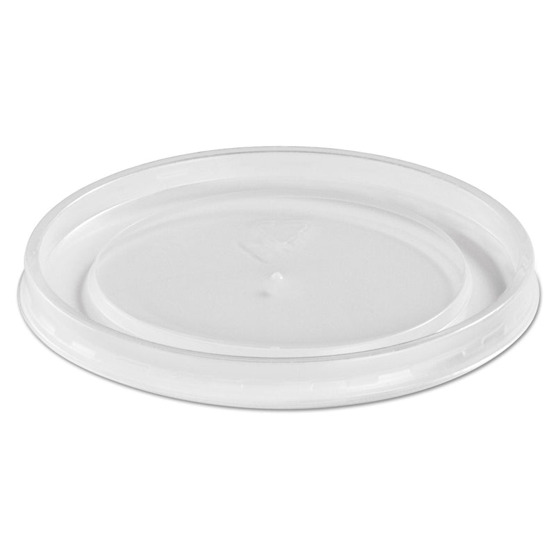 Chinet Plastic High Heat Vented Lid, Fits 16-32 oz, White, 50/Bag, 10/Bags Carton