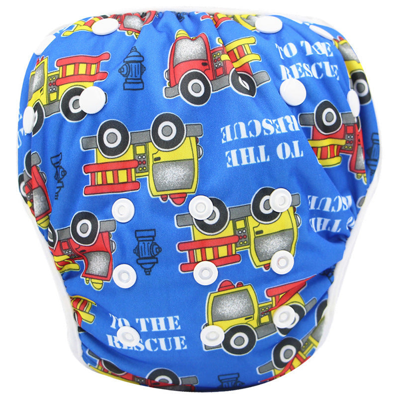 Fashionable Children's Cartoon Swim Trunks