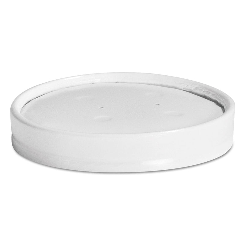 Chinet Vented Paper Lids, Fits 8 oz to 16 oz Cups, White, 25/Sleeve, 40 Sleeves/Carton