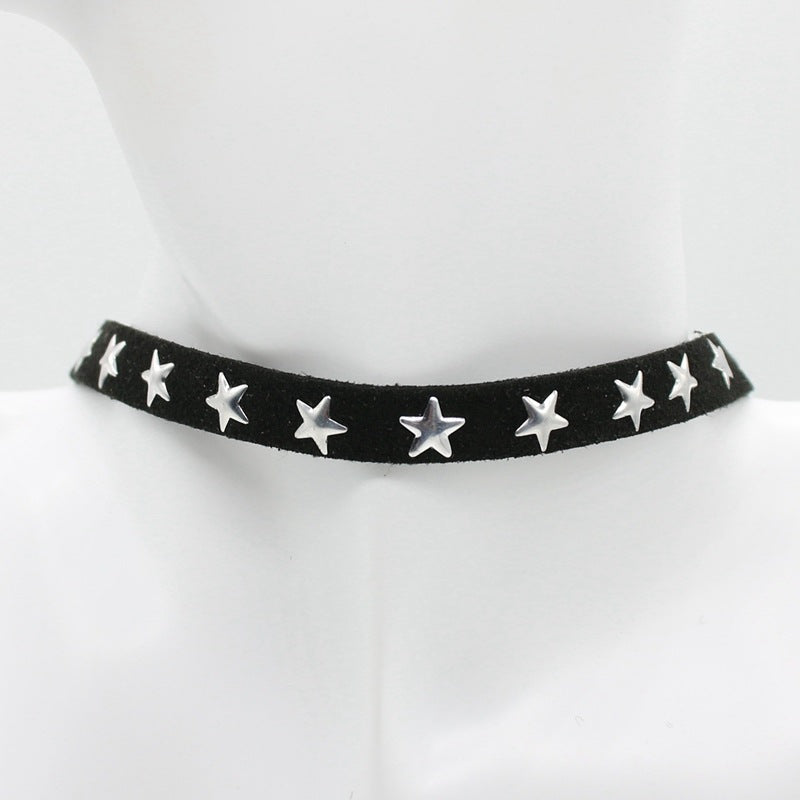 Flower Velvet Choker Necklaces Women Punk Style