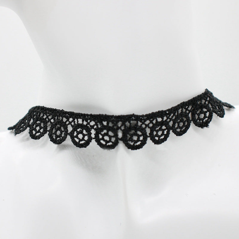 Flower Velvet Choker Necklaces Women Punk Style