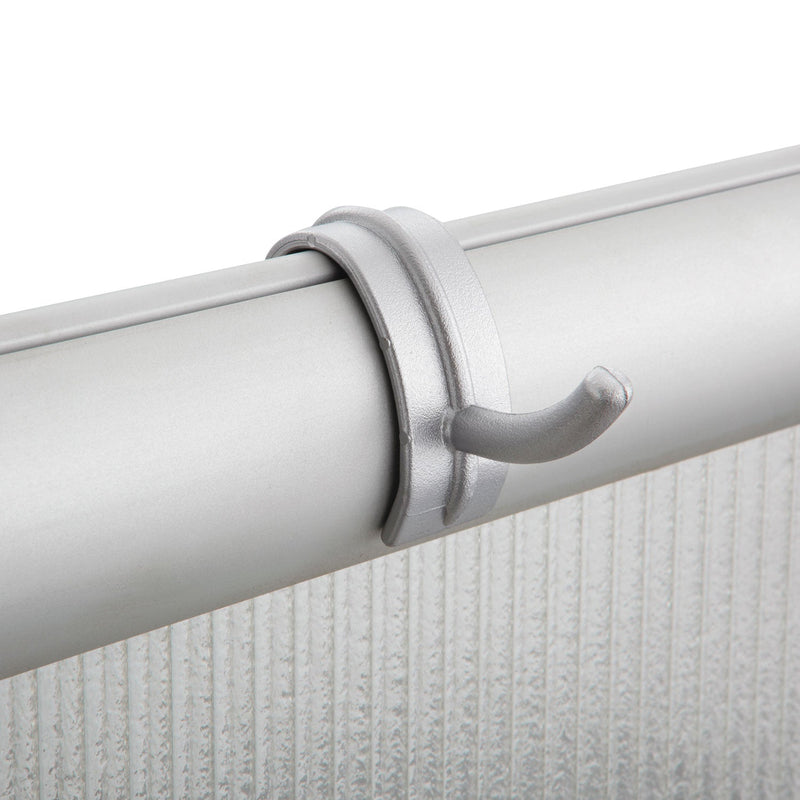 Safco Rumba Whiteboard Screen Accessories, For Safco Rumba Whiteboard Collaboration Screen, Tablet Hooks, Silver, 2/Pack