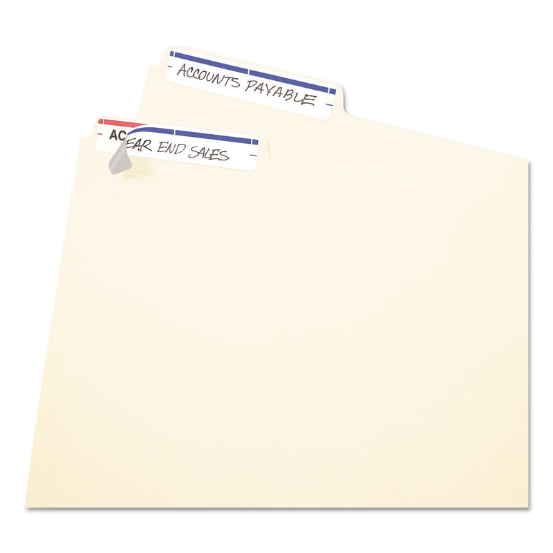 Avery Printable 4" x 6" - Permanent File Folder Labels, 0.69 x 3.44, White, 7/Sheet, 36 Sheets/Pack, (5200)