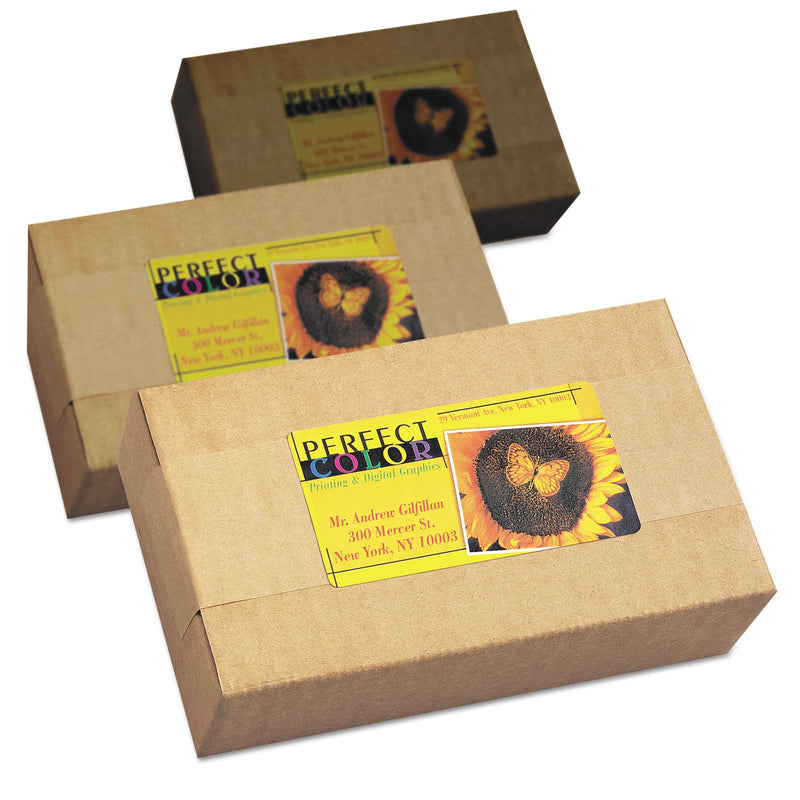 Avery Vibrant Laser Color-Print Labels w/ Sure Feed, 2 x 3.75, White, 200/PK