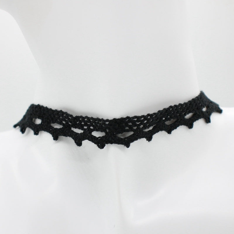 Flower Velvet Choker Necklaces Women Punk Style