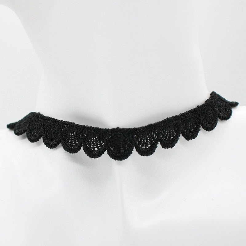 Flower Velvet Choker Necklaces Women Punk Style