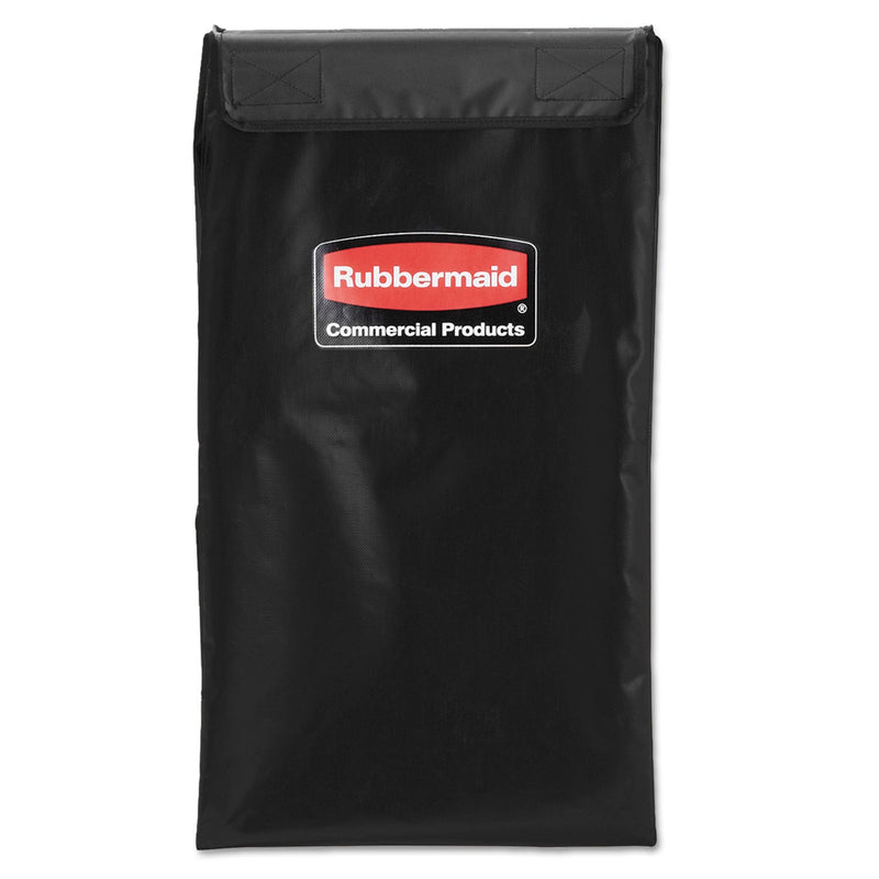 Rubbermaid Collapsible X-Cart Replacement Bag, 4 Bushel, 220 Lbs, Vinyl, Black
