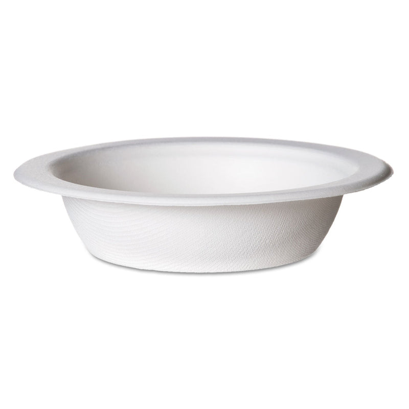 Eco-Products Renewable and Compostable Sugarcane Bowls, 16 oz, Natural White, 50/Pack, 20 Packs/Carton