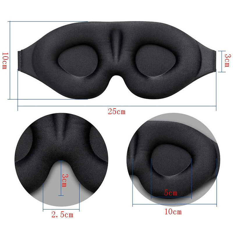 3D Memory Foam Sleep Eye Mask | Breathable Eye Protection