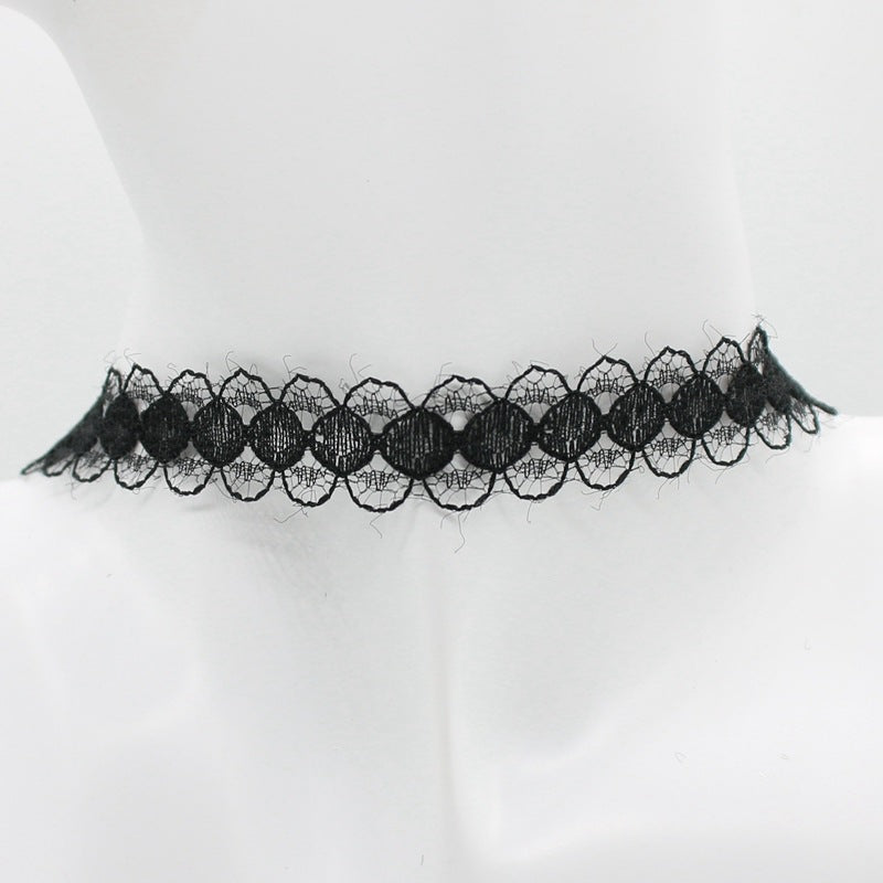 Flower Velvet Choker Necklaces Women Punk Style