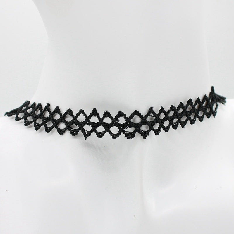 Flower Velvet Choker Necklaces Women Punk Style