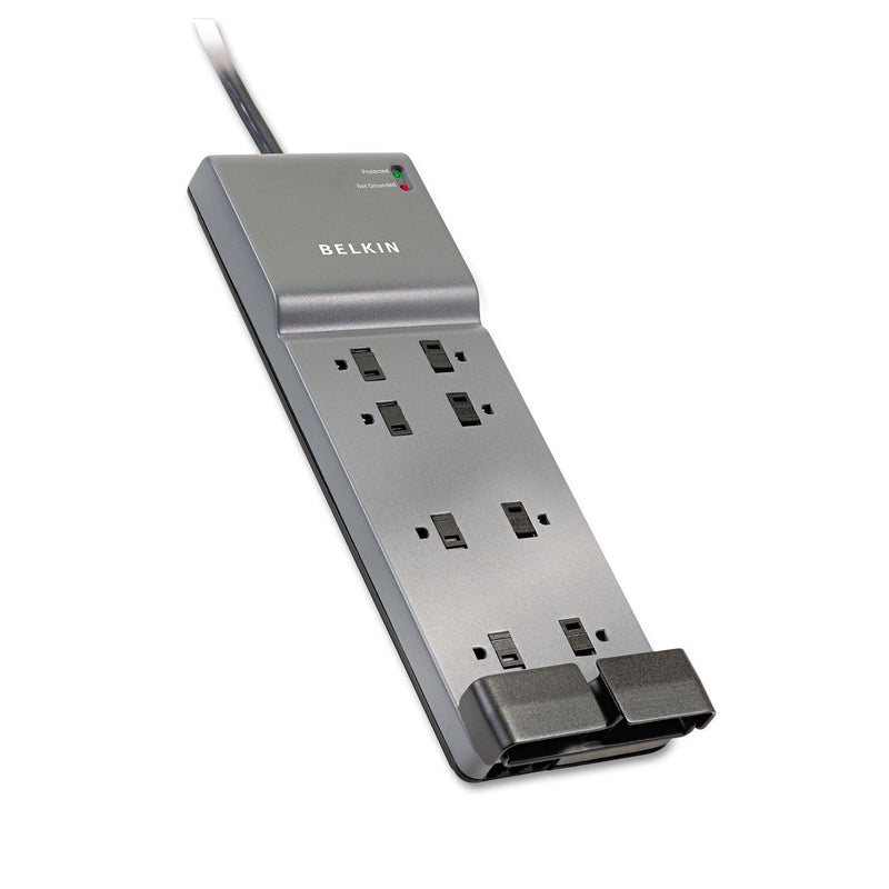 Belkin Home/Office Surge Protector, 8 AC Outlets, 6 ft Cord, 3,390 J, White