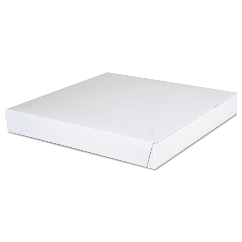 SCT Lock-Corner Pizza Boxes, 14 x 14 x 1.88, White, Paper, 100/Carton