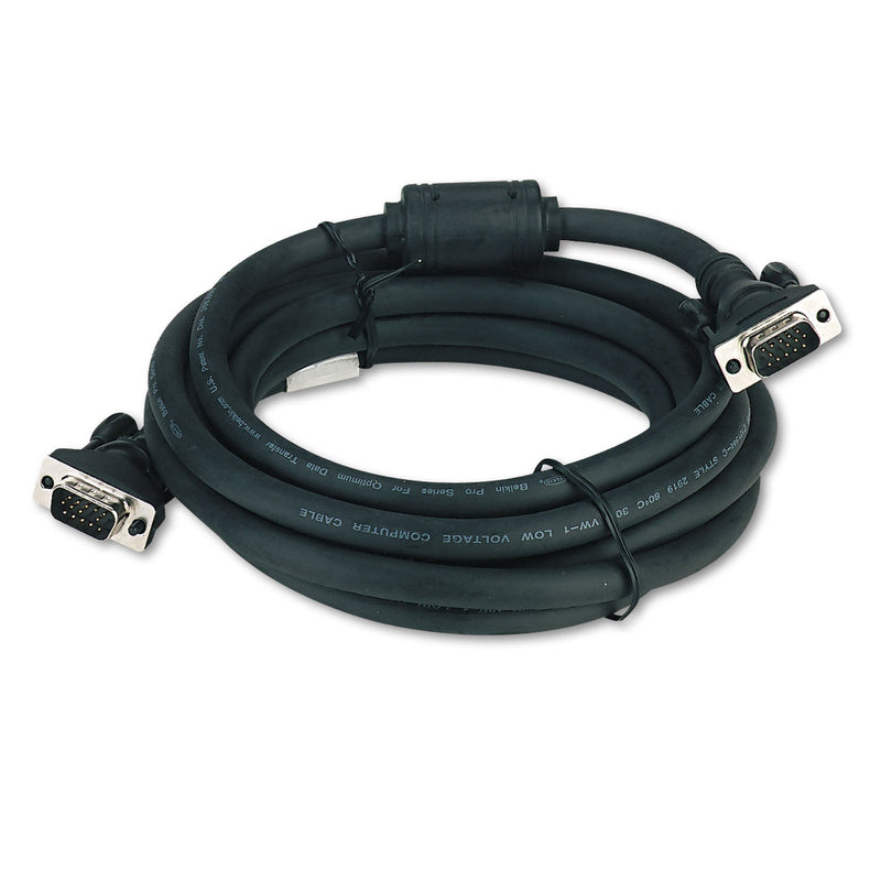 Belkin Pro Series High Integrity VGA Monitor Cable, 10 ft, Black