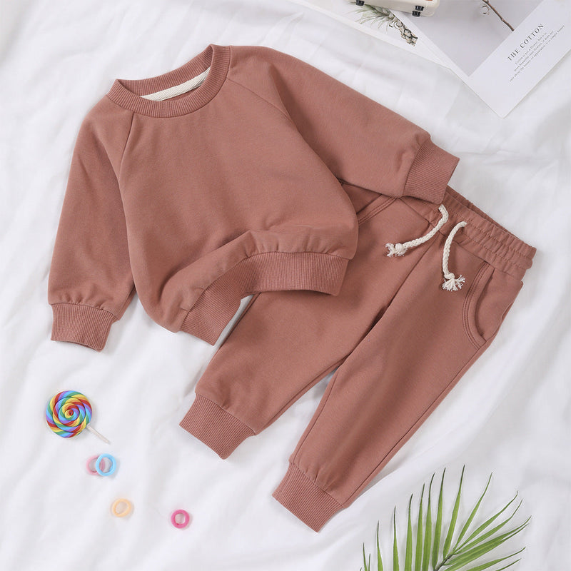 Children's Homewear Sweatshirt And Pants Set