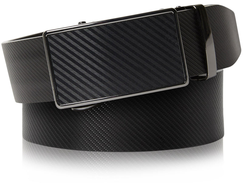 Genuine Leather Ratchet Belt – No Holes, Custom Fit