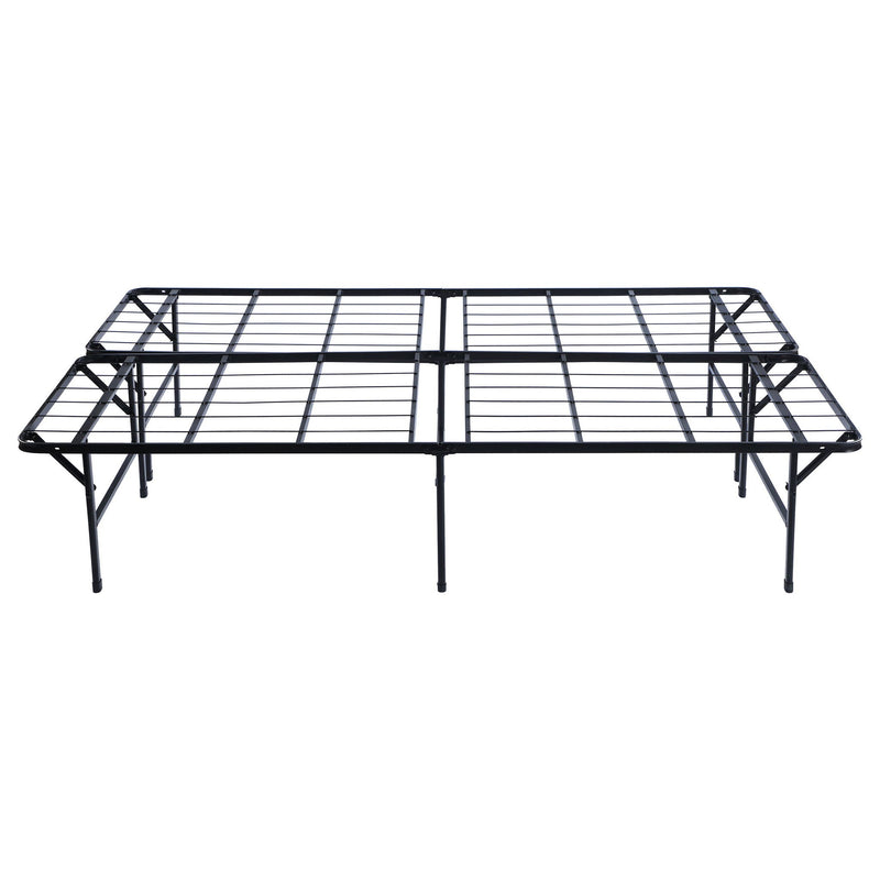 Mabel Metal Full Mattress Support Platform Bed Black