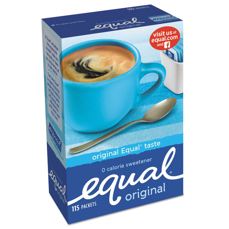 Equal Zero Calorie Sweetener, 1 g Packet, 115/Box