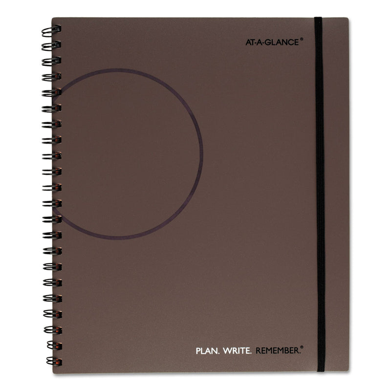 AT-A-GLANCE Plan. Write. Remember. Planning Notebook Two Days Per Page , 11 x 8.38, Gray Cover, Undated