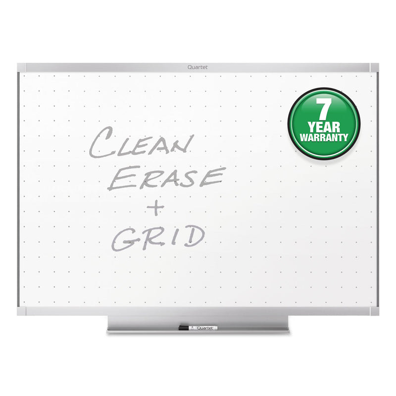 Quartet Prestige 2 Total Erase Whiteboard, 72 x 48, Aluminum Frame