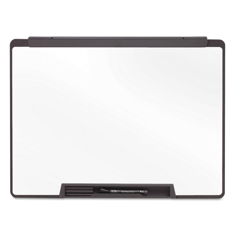 Quartet Motion Portable Dry Erase Board, 36 x 24, White, Black Frame
