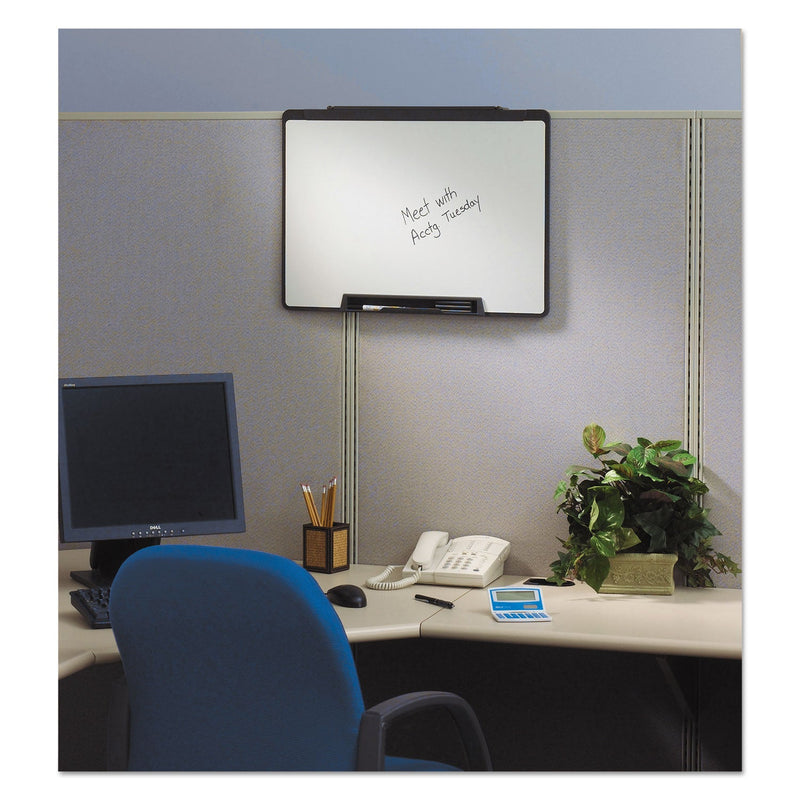 Quartet Motion Portable Dry Erase Board, 36 x 24, White, Black Frame
