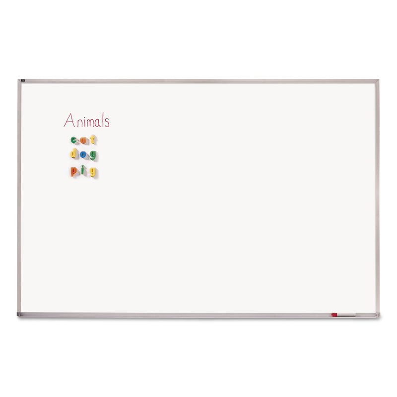 Quartet Porcelain Magnetic Whiteboard, 72 x 48, Aluminum Frame
