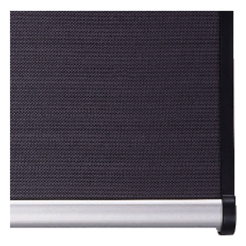 Quartet Prestige Bulletin Board, Diamond Mesh Fabric, 36 x 24, Gray/Aluminum Frame