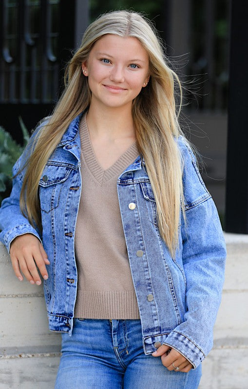 Fringe Denim Jacket