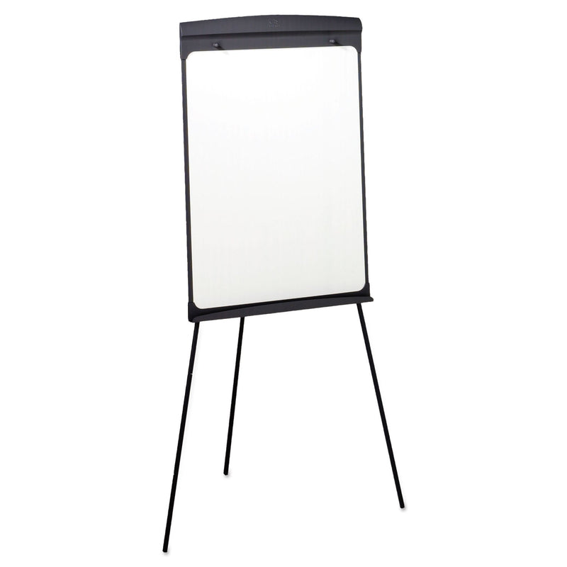 Quartet Magnetic Dry Erase Easel, 27 x 35, White Surface, Graphite Frame