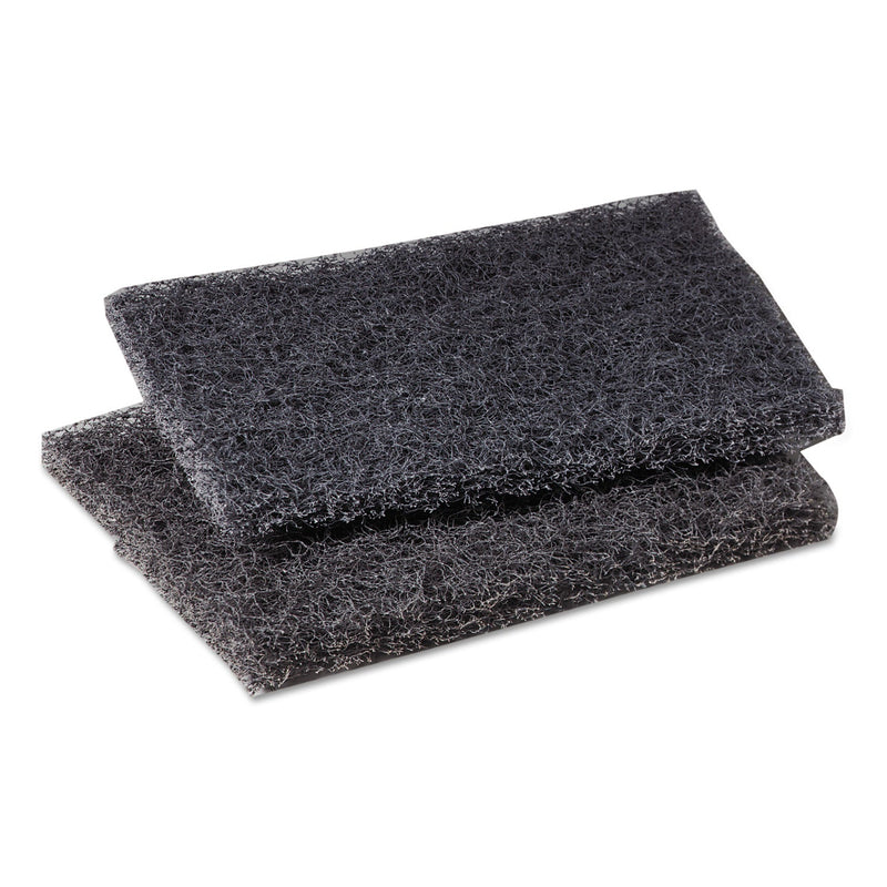 Scotch-Brite Griddle Polishing Pad, 4 x 5.25, Gray, 60/Carton