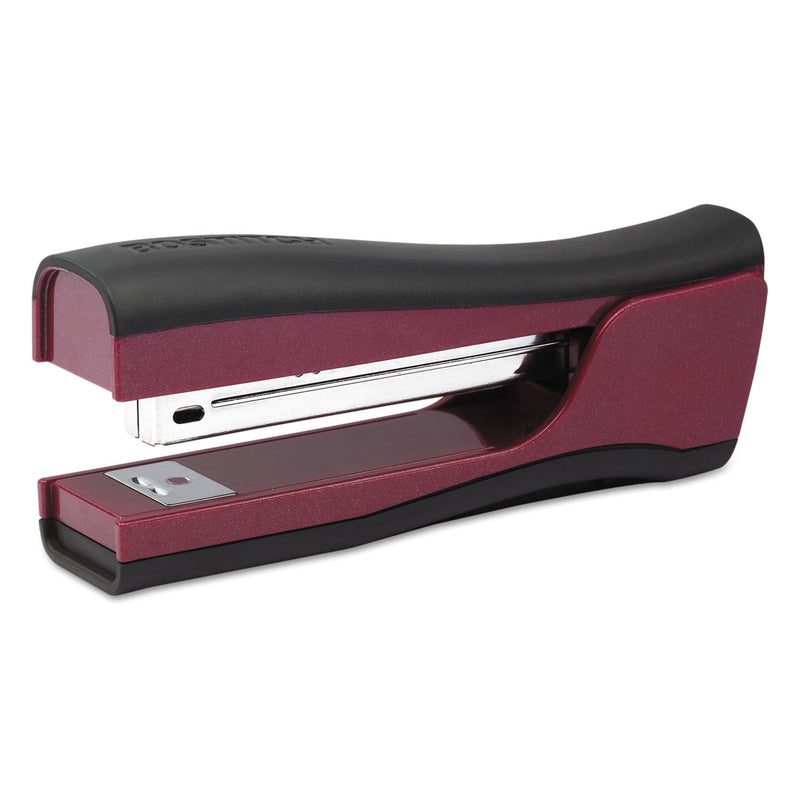 Bostitch Dynamo Stapler, 20-Sheet Capacity, Wine Metallic