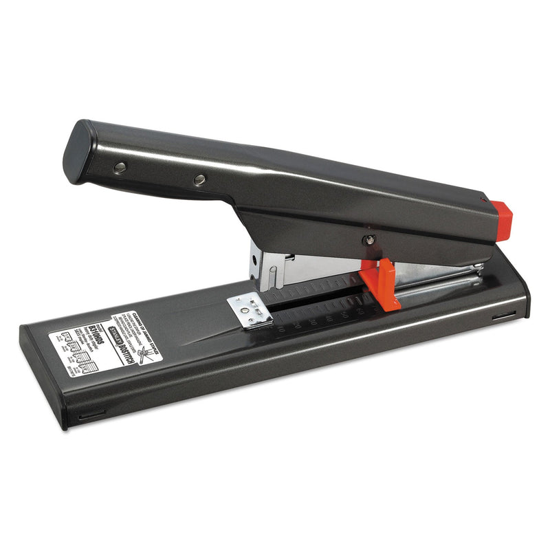 Bostitch Antimicrobial 130-Sheet Heavy-Duty Stapler, 130-Sheet Capacity, Black