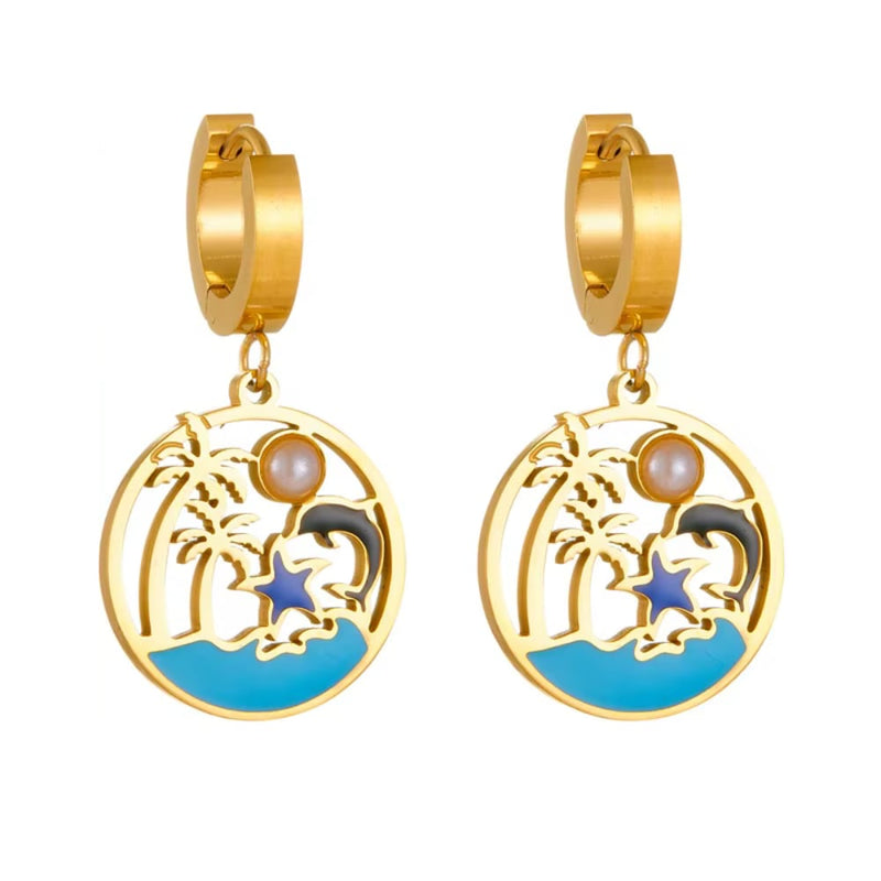 Coastal Magic Turquoise Earrings