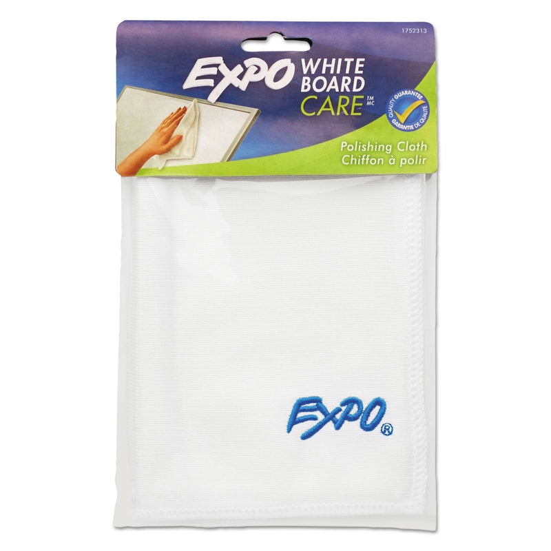 EXPO Microfiber Cleaning Cloth, 12 x 12, White