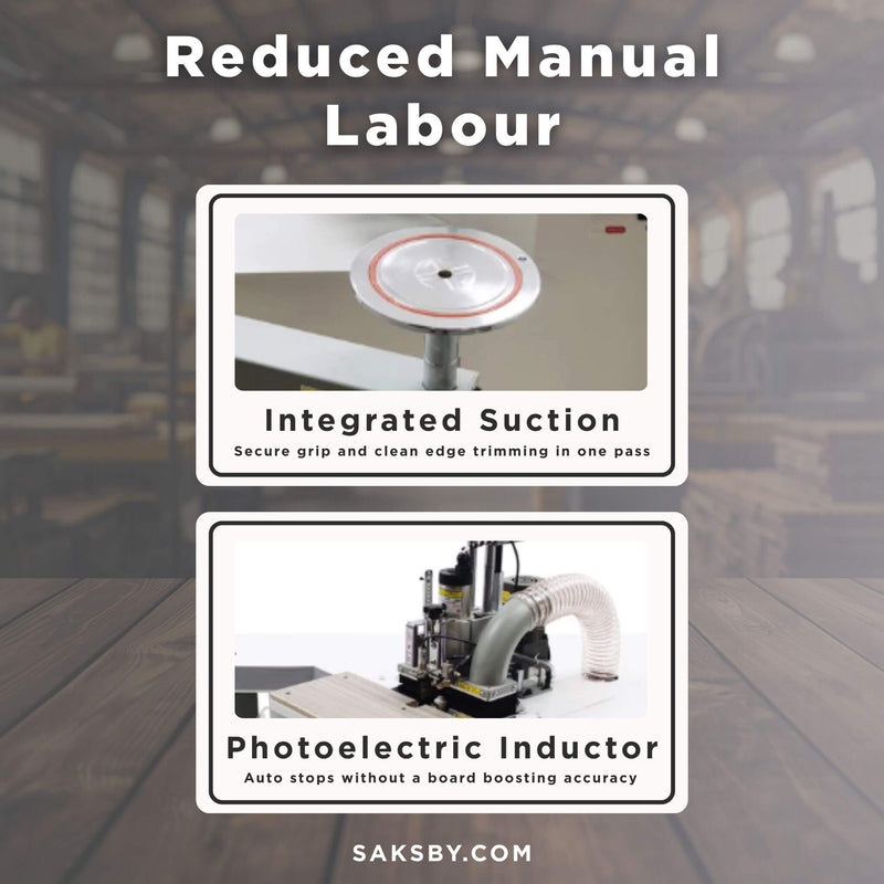 220V Curved Edge Trimming Machine With Foldable Arm (SAK60739)