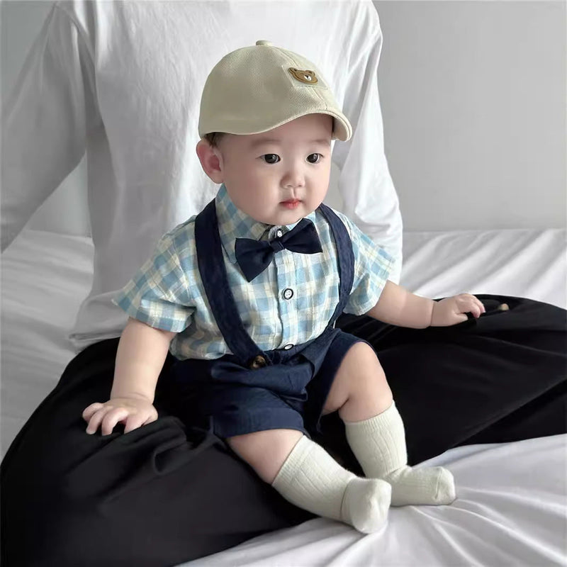 Children's Suit Summer Short-sleeved Overalls