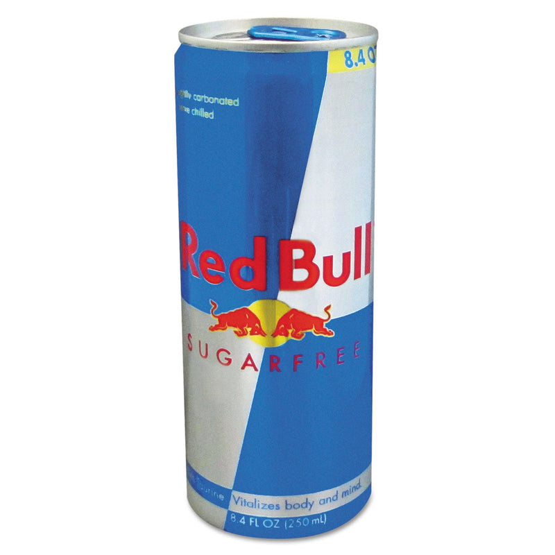 Red Bull Energy Drink, Sugar-Free, 8.4 oz Can, 24/Carton