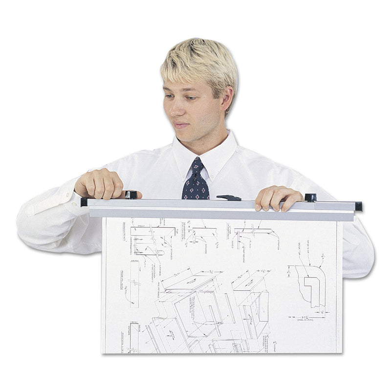 Safco Sheet File Hanging Clamps, 100 Sheets Per Clamp, 30" Length, 6/Carton