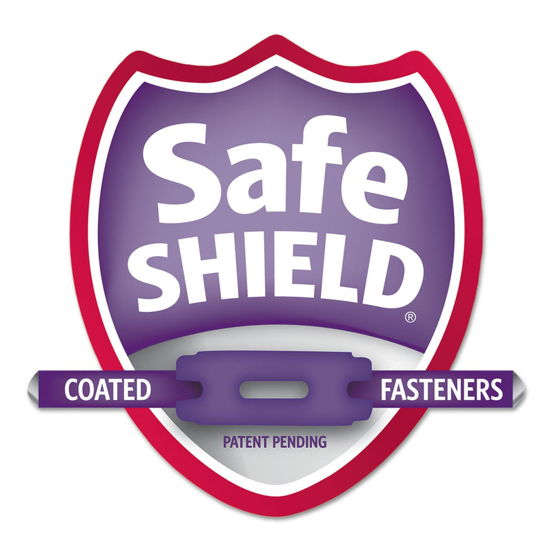 Smead End Tab Pressboard Classification Folders with SafeSHIELD Coated Fasteners, 2 Dividers, Legal Size, Red, 10/Box