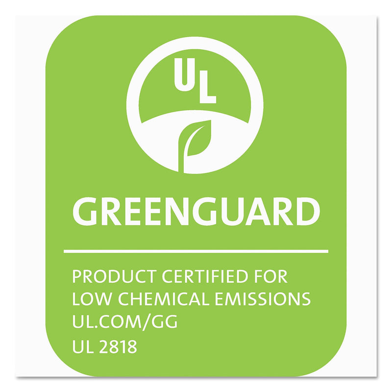 Safco Open Top Round Waste Receptacle, Steel, 30 gal, Black