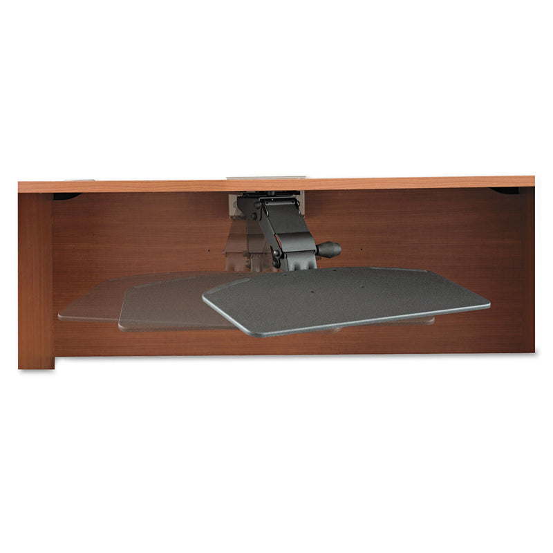 Bush Articulating Keyboard Tray Accessory, 24.63w x 22.25d, Galaxy